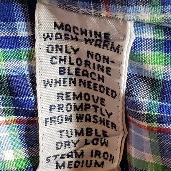 Polo Ralph Lauren Oxford Shirt Mens XL 17 Red Pony Plaid LS Button Down - Picture 8 of 11